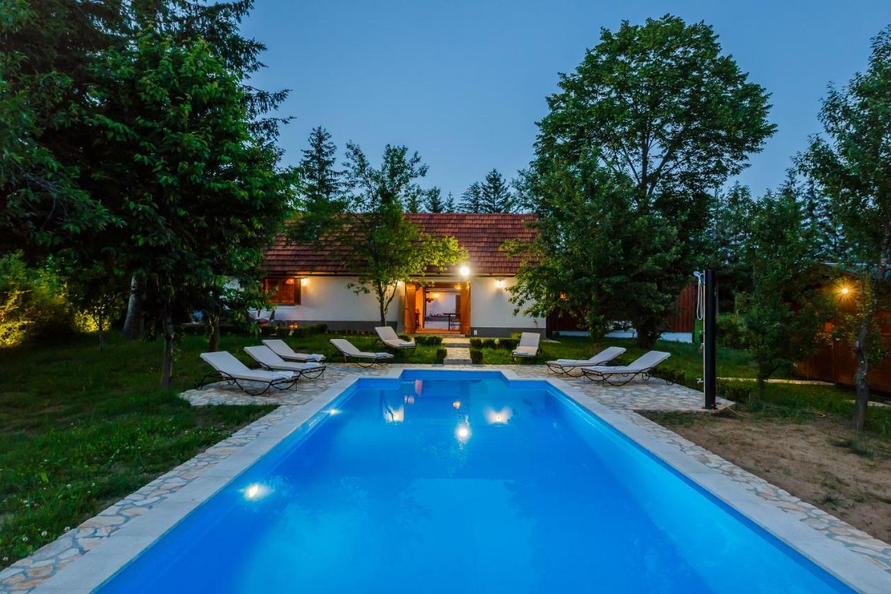Beautiful Cottage With Heated Pool For 22 Ppl Plaski Екстер'єр фото